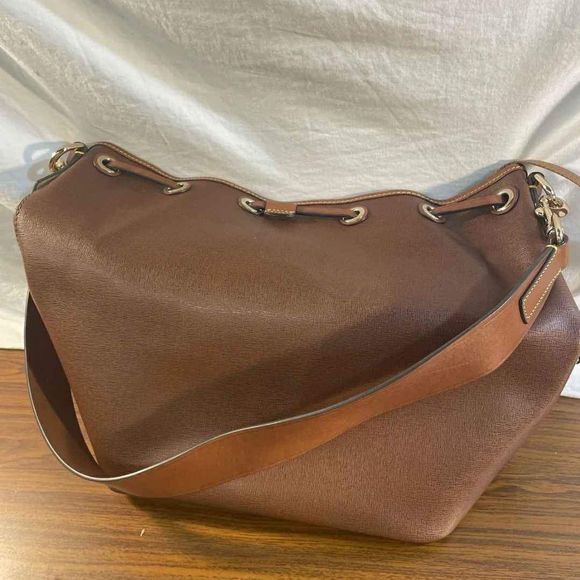 Dooney & Bourke Leather Tote Bucket Drawstring Bag Purse Handbag - Picture 4 of 7